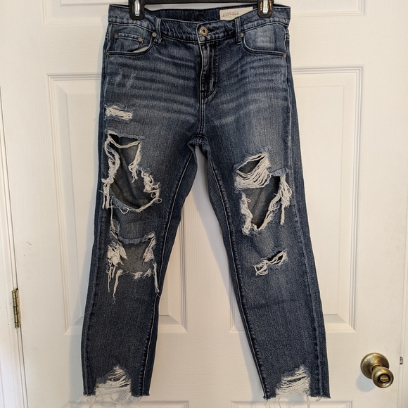 pistola Denim - Pistola Boyfriend Distressed Jeans - Size 28